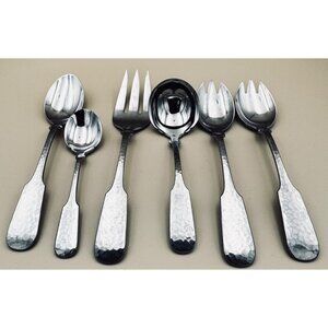 Towle Hammersmith Serving Pieces Ladle Sugar Spoon Meat Fork Hostess Germany